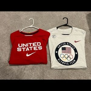 Nike USA dri fit shirts